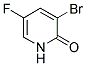 3-BROMO-5-FLUORO-2-PYRIDINONE Struktur