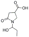 1-(1-HYDROXYPROPYL)-5-OXO-3-PYRROLIDINECARBOXYLIC ACID Struktur