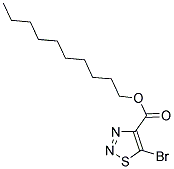 DECYL 5-BROMO-1,2,3-THIADIAZOLE-4-CARBOXYLATE Struktur