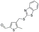 4-[(1,3-BENZOTHIAZOL-2-YLSULFANYL)METHYL]-5-METHYL-2-THIOPHENECARBALDEHYDE Struktur