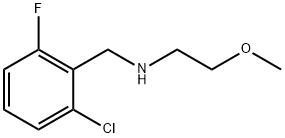 N-(2-CHLORO-6-FLUOROBENZYL)-2-METHOXYETHANAMINE Struktur