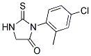 3-(4-CHLORO-2-METHYLPHENYL)-2-THIOXOIMIDAZOLIDIN-4-ONE Struktur