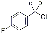 4-FLUOROBENZYL-ALPHA,ALPHA-D2 CHLORIDE Struktur