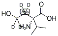 2-HYDROXYETHYL-1,1,2,2-D4 VALINE Struktur