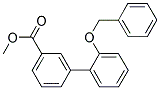 METHYL 2'-(BENZYLOXY)[1,1'-BIPHENYL]-3-CARBOXYLATE Struktur