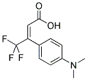 3-(4-DIMETHYLAMINO-PHENYL)-4,4,4-TRIFLUORO-BUT-2-ENOIC ACID Struktur