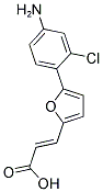 (2E)-3-[5-(4-AMINO-2-CHLOROPHENYL)-2-FURYL]ACRYLIC ACID Struktur