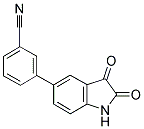 3-(2,3-DIOXO-2,3-DIHYDRO-1H-INDOL-5-YL)BENZONITRILE Struktur