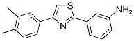 3-[4-(3,4-DIMETHYL-PHENYL)-THIAZOL-2-YL]-PHENYLAMINE Struktur