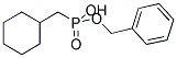 CYCLOHEXYLMETHYLPHOSPHONIC ACID MONOBENZYL ESTER Struktur