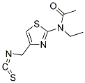 N-ETHYL-N-[4-(ISOTHIOCYANATOMETHYL)-1,3-THIAZOL-2-YL]ACETAMIDE Struktur