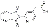 4-(2-N-PHTHALIMIDYL) PYRIDYLACETIC ACID Struktur