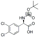 (R)-TERT-BUTOXYCARBONYLAMINO-(3,4-DICHLORO-PHENYL)-ACETIC ACID Struktur