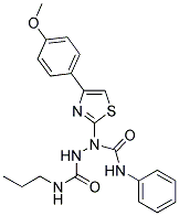 N~1~-PHENYL-1-[4-(4-METHOXYPHENYL)-1,3-THIAZOL-2-YL]-N~2~-PROPYL-1,2-HYDRAZINEDICARBOXAMIDE Struktur