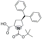 BOC-(S)-GAMMA-BENZHYDRYL-L-PROLINE Struktur