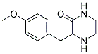 3-(4-METHOXY-BENZYL)-PIPERAZIN-2-ONE Struktur