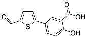 5-(5-FORMYL-2-THIENYL)-2-HYDROXYBENZOIC ACID Struktur