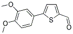 5-(3,4-DIMETHOXYPHENYL)THIOPHENE-2-CARBALDEHYDE Struktur