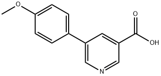 5-(4-METHOXYPHENYL)NICOTINIC ACID Struktur