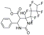 ETHYL 4-HYDROXY-4-(1,1,2,2,3,3,4,4-OCTAFLUOROBUTYL)-2-OXO-6-PHENYLHEXAHYDROPYRIMIDINE-5-CARBOXYLATE