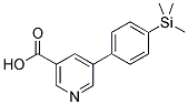 5-[4-(TRIMETHYLSILYL)PHENYL]NICOTINIC ACID Struktur