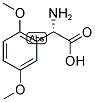 (S)-AMINO-(2,5-DIMETHOXY-PHENYL)-ACETIC ACID Struktur