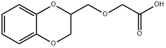 (2,3-DIHYDRO-BENZO[1,4]DIOXIN-2-YLMETHOXY)-ACETIC ACID Struktur