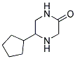 5-CYCLOPENTYL-PIPERAZIN-2-ONE Struktur