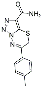 6-(4-METHYLPHENYL)-5H-[1,2,3]TRIAZOLO[5,1-B][1,3,4]THIADIAZINE-3-CARBOXAMIDE Struktur