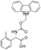 (S)-[(9H-FLUOREN-9-YLMETHOXYCARBONYLAMINO)]-O-TOLYL-ACETIC ACID Struktur