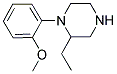 2-ETHYL-1-(2-METHOXYPHENYL)PIPERAZINE Struktur