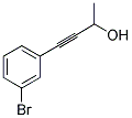 4-(3-BROMOPHENYL)-3-BUTYN-2-OL Struktur