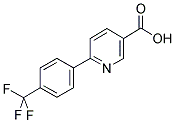 6-[4-(TRIFLUOROMETHYL)PHENYL]NICOTINIC ACID Struktur