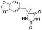 5-(1,3-BENZODIOXOL-5-YLMETHYL)-5-METHYLIMIDAZOLIDINE-2,4-DIONE Struktur