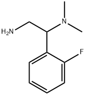 1-(2-FLUORO-PHENYL)-N1,N1-DIMETHYL-ETHANE-1,2-DIAMINE Struktur