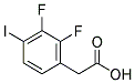 4-IODO-2,3-DIFLUOROBENZOACETIC ACID Struktur