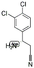 (S)-3-AMINO-3-(3,4-DICHLOROPHENYL)PROPANENITRILE Struktur