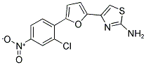 4-[5-(2-CHLORO-4-NITRO-PHENYL)-FURAN-2-YL]-THIAZOL-2-YLAMINE Struktur