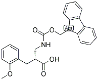 (R)-2-[(9H-FLUOREN-9-YLMETHOXYCARBONYLAMINO)-METHYL]-3-(2-METHOXY-PHENYL)-PROPIONIC ACID Struktur