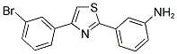 3-[4-(3-BROMO-PHENYL)-THIAZOL-2-YL]-PHENYLAMINE Struktur