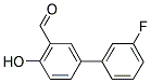 3'-FLUORO-4-HYDROXY[1,1'-BIPHENYL]-3-CARBALDEHYDE Struktur