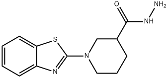 1-(1,3-BENZOTHIAZOL-2-YL)PIPERIDINE-3-CARBOHYDRAZIDE Struktur