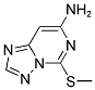 5-(METHYLTHIO)[1,2,4]TRIAZOLO[1,5-C]PYRIMIDIN-7-AMINE Struktur