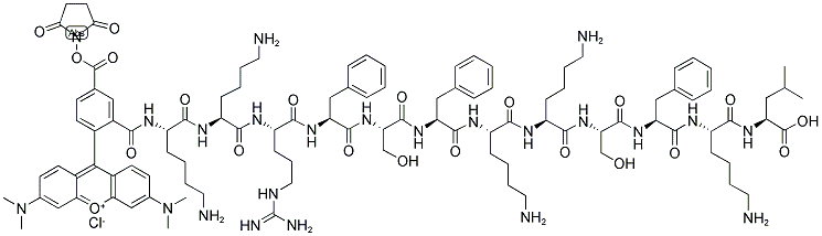 5-TMR-KKRFSFKKSFKL Struktur