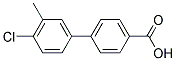 4'-CHLORO-3'-METHYLBIPHENYL-4-CARBOXYLIC ACID Struktur