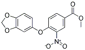 METHYL 4-(1,3-BENZODIOXOL-5-YLOXY)-3-NITROBENZOATE Struktur