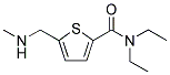 N,N-DIETHYL-5-[(METHYLAMINO)METHYL]-2-THIOPHENECARBOXAMIDE Struktur