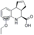 (3AR,4S,9BS)-6-ETHOXY-3A,4,5,9B-TETRAHYDRO-3H-CYCLOPENTA[C]QUINOLINE-4-CARBOXYLIC ACID Struktur