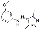 3,5-DIMETHYL-4H-PYRAZOL-4-ONE (3-METHOXYPHENYL)HYDRAZONE Struktur