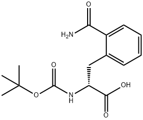 BOC-D-2-CARBAMOYLPHE Struktur